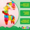 imageCinco De Mayo 8 pcs Mini Donkey Pinatas 57quotx75quot Rainbow Color for Fun Fiesta Taco Party Supplies Luau Event Photo Props Mexican Theme Decoration Carnivals Festivals Taco Tuesday Event