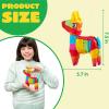 imageCinco De Mayo 8 pcs Mini Donkey Pinatas 57quotx75quot Rainbow Color for Fun Fiesta Taco Party Supplies Luau Event Photo Props Mexican Theme Decoration Carnivals Festivals Taco Tuesday Event