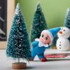 imageJOYIN 1 Pack Christmas Purple Tiny Elf Soft Plush Toy for Adults Kids Accessories Party Favors Xmas Party Supplies Christmas Decor Xmas GiftBlue