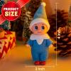 imageJOYIN 1 Pack Christmas Purple Tiny Elf Soft Plush Toy for Adults Kids Accessories Party Favors Xmas Party Supplies Christmas Decor Xmas GiftBlue