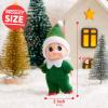 imageJOYIN 1 Pack Christmas Purple Tiny Elf Soft Plush Toy for Adults Kids Accessories Party Favors Xmas Party Supplies Christmas Decor Xmas GiftGreen