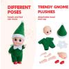 imageJOYIN 1 Pack Christmas Purple Tiny Elf Soft Plush Toy for Adults Kids Accessories Party Favors Xmas Party Supplies Christmas Decor Xmas GiftGreen