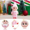 imageJOYIN 1 Pack Christmas Purple Tiny Elf Soft Plush Toy for Adults Kids Accessories Party Favors Xmas Party Supplies Christmas Decor Xmas GiftPink