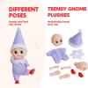 imageJOYIN 1 Pack Christmas Purple Tiny Elf Soft Plush Toy for Adults Kids Accessories Party Favors Xmas Party Supplies Christmas Decor Xmas GiftPurple
