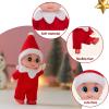 imageJOYIN 1 Pack Christmas Purple Tiny Elf Soft Plush Toy for Adults Kids Accessories Party Favors Xmas Party Supplies Christmas Decor Xmas GiftRed