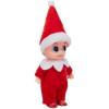 imageJOYIN 1 Pack Christmas Purple Tiny Elf Soft Plush Toy for Adults Kids Accessories Party Favors Xmas Party Supplies Christmas Decor Xmas GiftRed