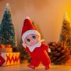 imageJOYIN 1 Pack Christmas Purple Tiny Elf Soft Plush Toy for Adults Kids Accessories Party Favors Xmas Party Supplies Christmas Decor Xmas GiftRed