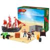 imageJOYIN 12 Days Advent Calendar 2024 with Pirate Action Figures Playset Toy with Boat Treasure Chest Cannons Shark Pirate Ship 12 Days Countdown Advent Calendar for Kids Boys