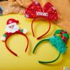 imageJOYIN 12 Packs Christmas Headbands 3D Head Hat Headbands for Kids Women Men Christmas Parties Costume Accessories Xmas Holiday Party Favors Photo Booth ONE SIZE FIT ALLSpecial