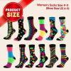 imageJOYIN 12 Pairs Christmas Socks Christmas Crew Socks for Women Holiday or Birthday GiftBlack Mix