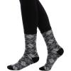 imageJOYIN 12 Pairs Christmas Socks Christmas Crew Socks for Women Holiday or Birthday GiftGray Mix