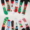 imageJOYIN 12 Pairs Christmas Socks Christmas Crew Socks for Women Holiday or Birthday GiftWhite Mix