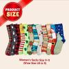 imageJOYIN 12 Pairs Christmas Socks Christmas Crew Socks for Women Holiday or Birthday GiftYellow Mix