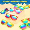 imageJOYIN 12 Pcs Kids Sunglasses Party Favors bulk Neon Sunglasses with UV Protection for Children Pool Party Favors Goody Bags for kids Birthday
