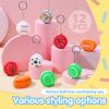 imageJOYIN 12 Pcs Sports Balls Fidget Clicker Toys 3D Printed Sensory Clicker Keychain Fidget Toys for Relief Stress Autism Hyperactivity Kids Adults Birthday Gifts Goodie Bags StuffersSports Balls