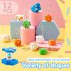 imageJOYIN 12 Pcs Sports Balls Fidget Clicker Toys 3D Printed Sensory Clicker Keychain Fidget Toys for Relief Stress Autism Hyperactivity Kids Adults Birthday Gifts Goodie Bags StuffersAnimals