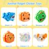 imageJOYIN 12 Pcs Sports Balls Fidget Clicker Toys 3D Printed Sensory Clicker Keychain Fidget Toys for Relief Stress Autism Hyperactivity Kids Adults Birthday Gifts Goodie Bags StuffersAnimals