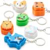 imageJOYIN 12 Pcs Sports Balls Fidget Clicker Toys 3D Printed Sensory Clicker Keychain Fidget Toys for Relief Stress Autism Hyperactivity Kids Adults Birthday Gifts Goodie Bags StuffersAnimals