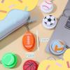 imageJOYIN 12 Pcs Sports Balls Fidget Clicker Toys 3D Printed Sensory Clicker Keychain Fidget Toys for Relief Stress Autism Hyperactivity Kids Adults Birthday Gifts Goodie Bags StuffersSports Balls