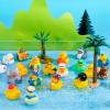 imageJOYIN 120 Pcs Rubber Ducks Random Assortment Ducks Bulk with Mesh Carry Bag Mini Rubber Duckies for Baby Bath Toys Kids Toddler Summer Pool Toys Birthday Gifts Party Favors