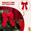 imageJOYIN 12Pack 16quotx9quot Red Velvet Bows for Christmas Tree Wreath Garland DecorSmall