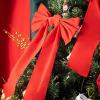 imageJOYIN 12Pack 16quotx9quot Red Velvet Bows for Christmas Tree Wreath Garland Decormedium