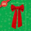imageJOYIN 12Pack 16quotx9quot Red Velvet Bows for Christmas Tree Wreath Garland Decormedium