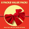 imageJOYIN 12Pack 16quotx9quot Red Velvet Bows for Christmas Tree Wreath Garland Decormedium