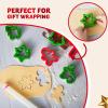 imageJOYIN 13 PCS Christmas Cookie Cutters in Stainless Steel with 35 plus Grip and a Rolling Pin for Xmas Holiday Party Baking Supplies Snowflake Gingerbread Cookies Mold and Baking Gift
