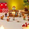 imageJOYIN 13 PCS Christmas Little Nativity Playset Reenact Miniature Toys Nativity Set Christmas Manger Scene for Kids Present Xmas Decorations