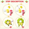 imageJOYIN 14 Christmas Wooden Magnet Creativity Arts ampamp Crafts Painting Kit Decorate Your Own for Kids Paint Gift Birthday Parties and Family Crafts Holiday StuffersAge 8