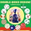 imageJOYIN 144 PCS Christmas Cellophane Bags with Ribbon for Holiday Treats Christmas Clear Cello Gift Candy Cookie Bags for Party Favors Festivals Presents Party Supplies 11 X 5