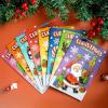 imageJOYIN 16 Pcs Christmas Coloring Book Books for Kids Stocking Stuffers Xmas Party Favors Christmas Party Supplies Christmas Presents Mini Books Classroom Games Kids Christmas Goodie Bag Fillers