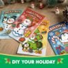 imageJOYIN 16 Pcs Christmas Coloring Book Books for Kids Stocking Stuffers Xmas Party Favors Christmas Party Supplies Christmas Presents Mini Books Classroom Games Kids Christmas Goodie Bag Fillers