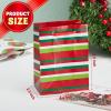 imageJOYIN 18 PCS Christmas Bags Holiday Goody Gift Treat Candy Wrapping Paper Bags for Classroom and Party Favors Xmas Decor Supplies 43quotX55quotX25quot not included tissue paper