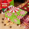 imageJOYIN 18 PCS Christmas Present Bags Holiday Goody Gift Treat Candy Wrapping Paper Bags with Handles for Xmas Gift Giving Classroom Party Favors Thanksgiving Decor 9quotx 35quotx 73quot