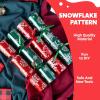 imageJOYIN 18 Pack NonSnap Christmas Party Table Favor Xmas Red ampamp Green No Snap Snowflake Party Favors for Christmas Stocking Stuffers Party Supplies Decorations Holiday New Year Adults Kids Gifts