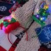imageJOYIN 2 PCS Christmas LED Headband Tree and Elf Hat Designs Headband with LED Lights for Christmas Party Decoration