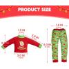 imageJOYIN 2 PCS Christmas Santa Ugly Sweaters for Doll Cupcakes and Donuts Themed Naughty Pajamas Christmas Doll Clothes Accessories for Holiday Room Party Decorations Gifts