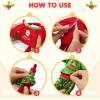 imageJOYIN 2 PCS Christmas Santa Ugly Sweaters for Doll Cupcakes and Donuts Themed Naughty Pajamas Christmas Doll Clothes Accessories for Holiday Room Party Decorations Gifts