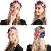 imageJOYIN 2 Pack Patriotic Accessories American Flag Headband and Floral Headband for Women Girls 4th of July Hairband Accessories Red White and Blue Decoration for Memorial Day Independence Day