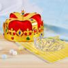 imageJOYIN 2 Pack Royal Crowns Halloween Party Costume Accessories Kings and Queens Crowns for Kids and Audults