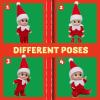 imageJOYIN 2 Pcs Christmas Elf Plush Doll Tiny Soft Plush Toy Doll Xmas Gift for Party Favors Party Supplies Christmas Decor Xmas GiftRed