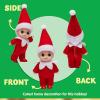 imageJOYIN 2 Pcs Christmas Elf Plush Doll Tiny Soft Plush Toy Doll Xmas Gift for Party Favors Party Supplies Christmas Decor Xmas GiftRed