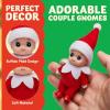 imageJOYIN 2 Pcs Christmas Elf Plush Doll Tiny Soft Plush Toy Doll Xmas Gift for Party Favors Party Supplies Christmas Decor Xmas GiftRed