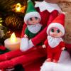 imageJOYIN 2 Pcs Christmas Elf Plush Doll Tiny Soft Plush Toy Doll Xmas Gift for Party Favors Party Supplies Christmas Decor Xmas GiftRed and Green