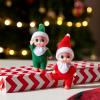 imageJOYIN 2 Pcs Christmas Elf Plush Doll Tiny Soft Plush Toy Doll Xmas Gift for Party Favors Party Supplies Christmas Decor Xmas GiftRed and Green