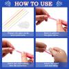 imageJOYIN 200 Pcs 4th of July Glow Sticks with Connectors 8quot Red White Blue Glow in the Dark Bracelets Necklaces for Kids Adults Patriotic Light Up Toys for Independence Day Party Favor Accessory Supply