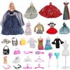 imageJOYIN 2021 Girls Chrismas Advent Calendar 24 Days Countdown to Calendar Girls Doll Accessories Collection Toys with Doll Dress Up Clothes for Kids Christmas Party Favor Gifts