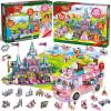 imageJOYIN 2023 Christmas Advent Calendars 24 Days Countdown Calendars with Girls Princess Castle and Ice Cream Truck Building Blocks for Girls Kids STEM Building Toys Party Favor Xmas Gifts Classroom